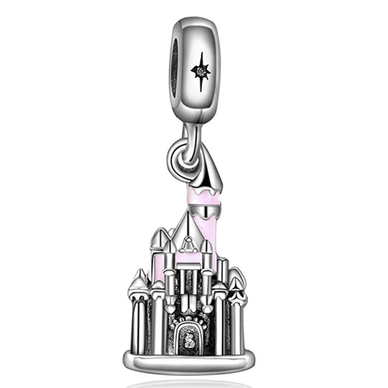 Disney Mickey and Minnie Ice and Snow Princess Charm Pendant for DIY Jewelry DL-030