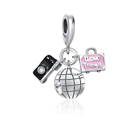 925 Sterling Silver Charm Bracelet Elegant Women's Jewelry Accessory for Every Occasion A1378diao