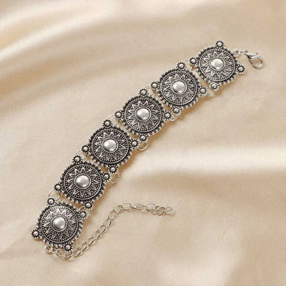 Vintage Fashion Choker Necklace And Bracelet Set For Women