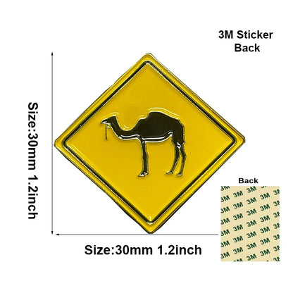 Stylish Saudi Arabia Themed Metal Pin Brooches for Mobile Phones