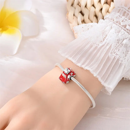 Sterling Silver Sports Car Motorcycle Charm Beads for DIY Jewelry Making