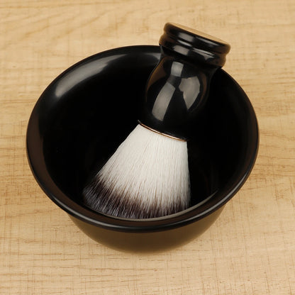 Premium Wooden Handle Bristle Shaving Brush for Men - Ideal for Beard Grooming and Facial Cleaning