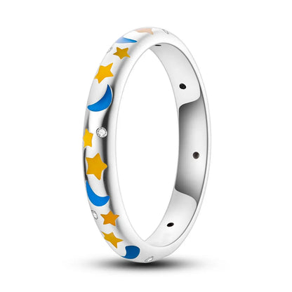 Silver Plated Luxury Stackable Ring with Real Zircon Flower Design for Women's Engagement and Wedding Parties APTR002