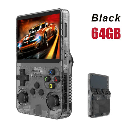 128GB Open Source R36S Retro Handheld Game Console Linux 3.5 Inch IPS Pocket Portable Player With 15000 Preloaded Games