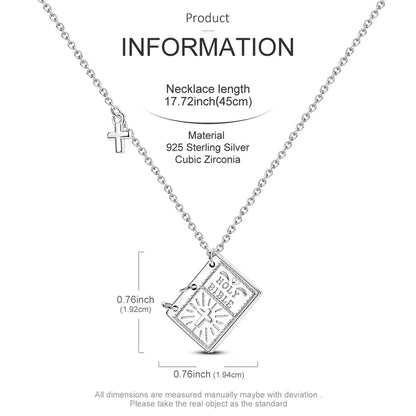 Elegant 925 Sterling Silver Zircon Butterfly Heart Pendant Necklace for Women Anniversary Gift KTN062