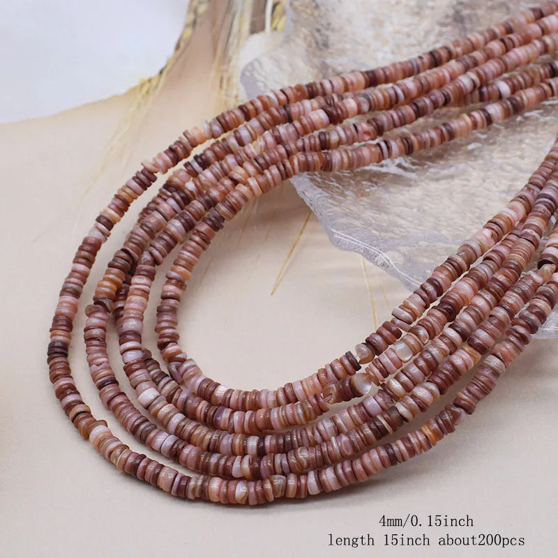 Natural Freshwater Mother of Pearl Shell Beads for DIY Jewelry Making