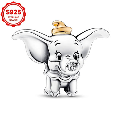 Disney 925 Sterling Silver Pixar Character Bead Charm