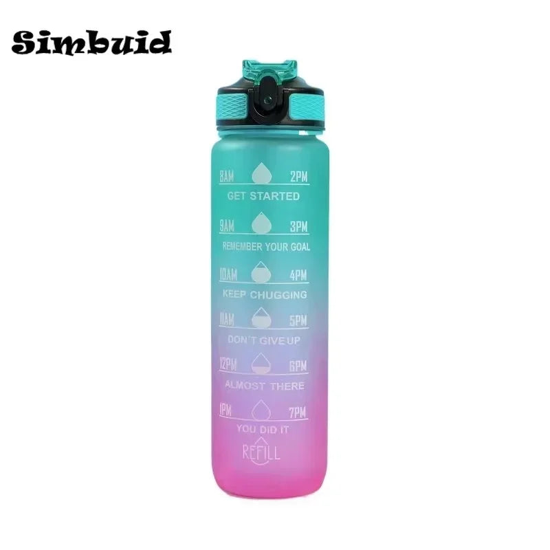 1L Leakproof Sport Water Bottle For Travel Fitness Cycling