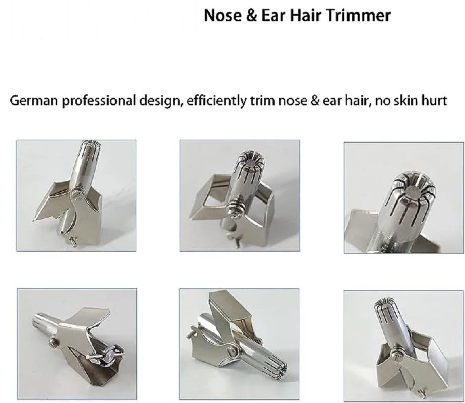 Nose Hair Trimmer for Men Stainless Steel Manual Shaver Portable 1set CHINA