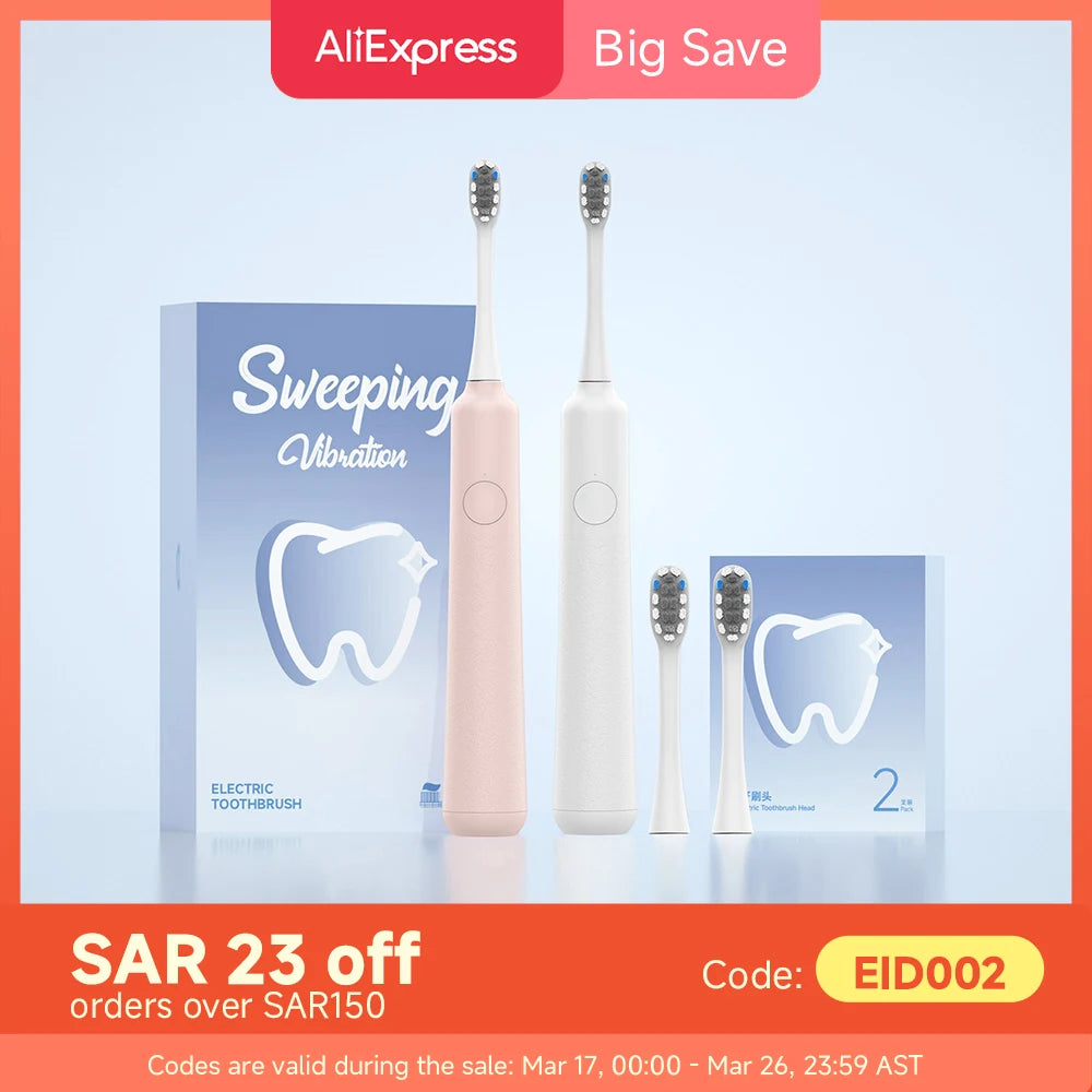 DOCO Sonic Electric Toothbrush 3-Gear Vibration Mode Oral Clean