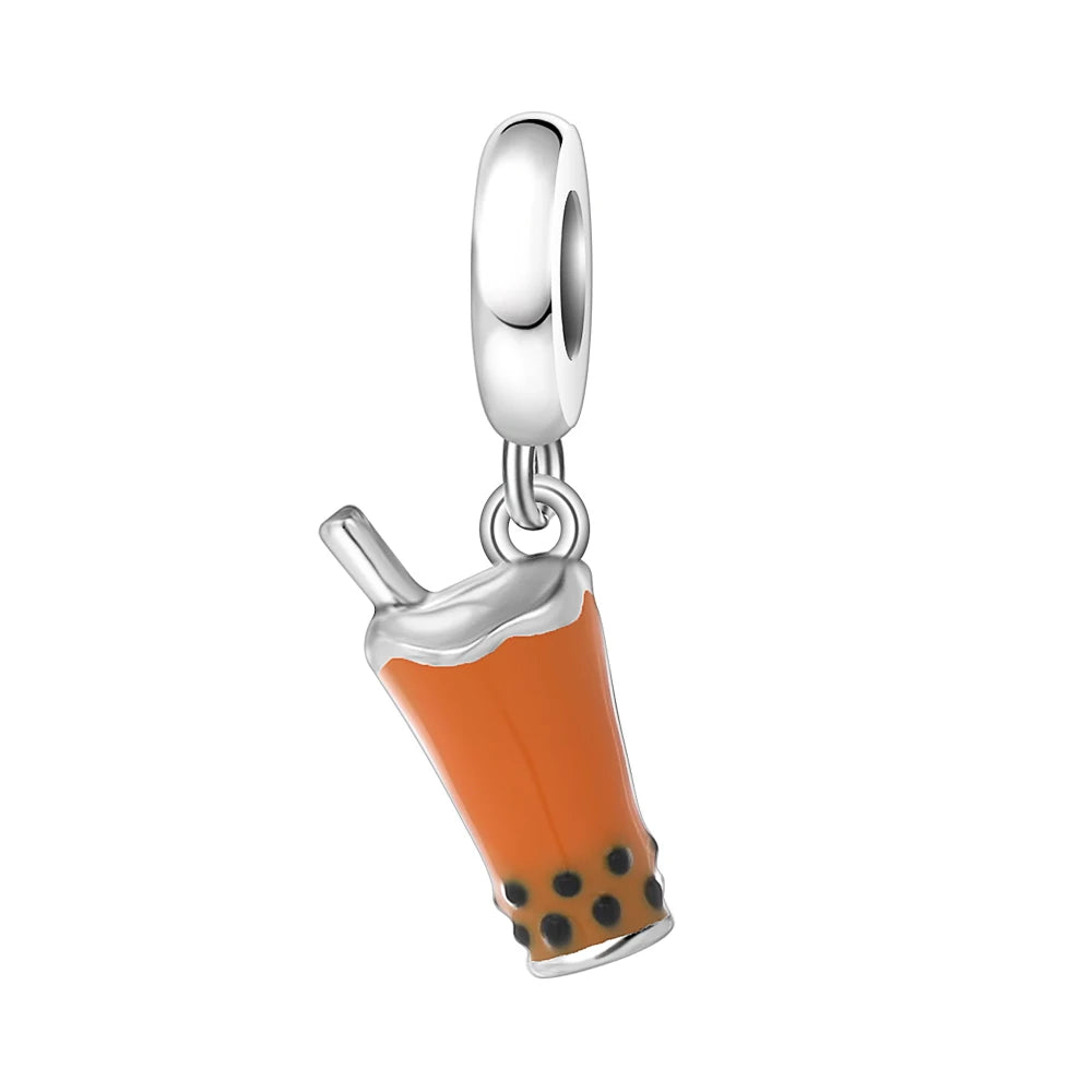 Exquisite 925 Silver Car Bead Cross Pendant for European Bracelets Stylish DIY Jewelry for Women