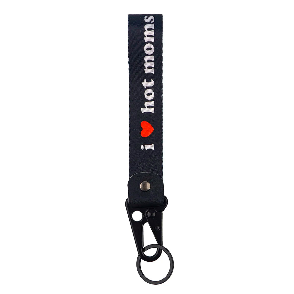 Silver Zinc Alloy Keychain with Removable Buckle for Men and Women
