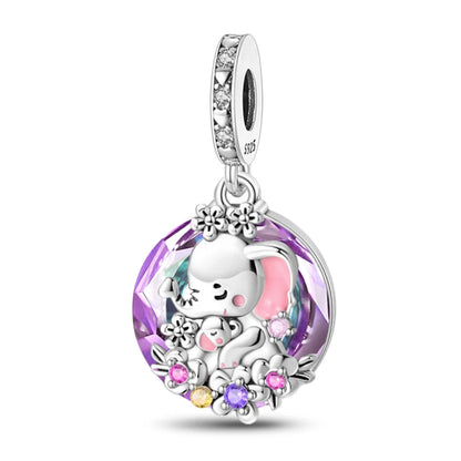Sterling Silver Angel Mother Friendship Charm Beads for DIY Bracelets wPAC1519