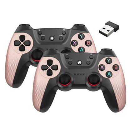 Boyhom Wireless Dual Player 2.4G Gamepad Joystick For Linux PC Smart TV Game Box And Game Stick