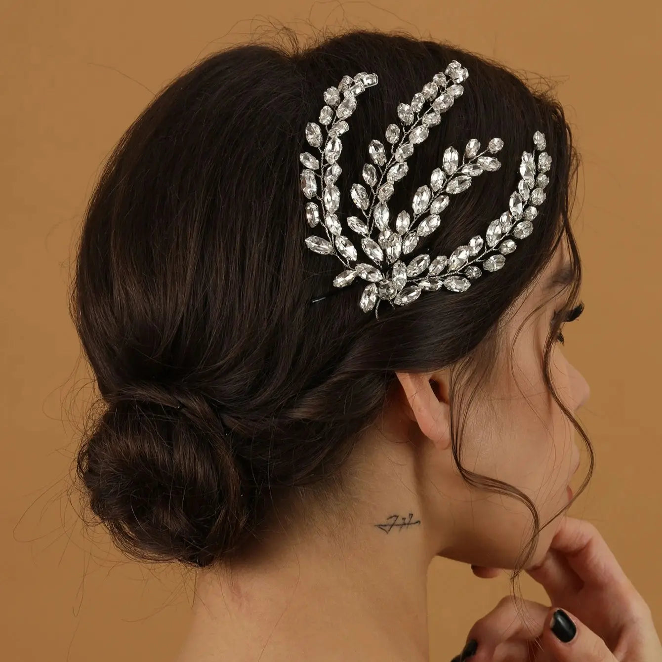 Luxury Crystal Bridal Tiara Headpiece for Women and Girls