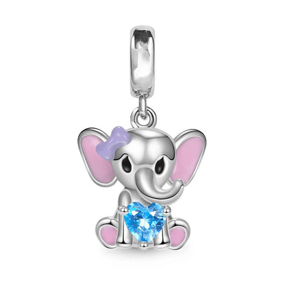 Hot Pink Murano Glass Charm Bead For 925 Bracelet Pendant
