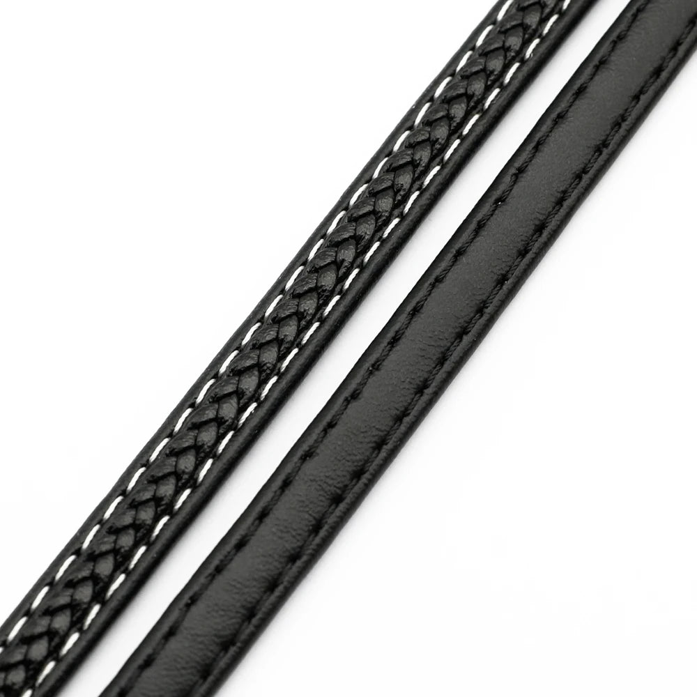 Vibrant Faux Leather Braided Cord for DIY Bracelets and Jewelry Making