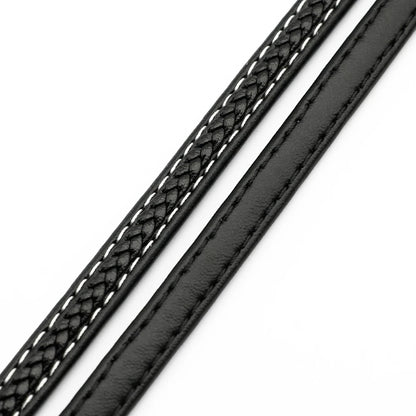 Vibrant Faux Leather Braided Cord for DIY Bracelets and Jewelry Making