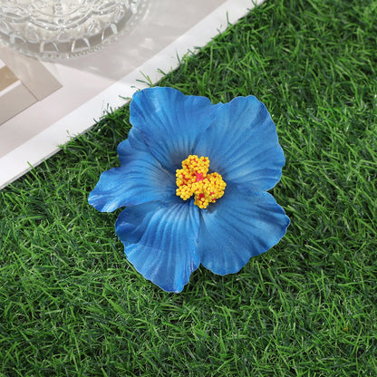Bohemian Orchid Flower Hair Clips for Women Bridal Beach Wedding Hair Accessories