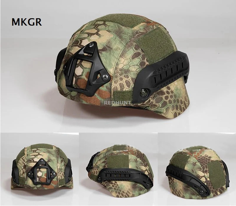 MICH2000 Helmet Cover Outdoor Sports Tactical Camouflage Gear MKGR