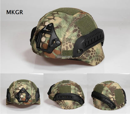 MICH2000 Helmet Cover Outdoor Sports Tactical Camouflage Gear MKGR
