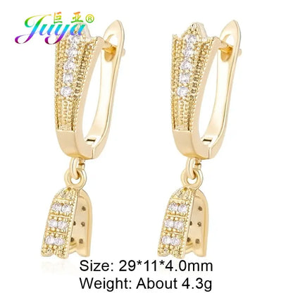 Juya 18K Gold Plated Earwire Hooks for DIY Fashion Jewelry Gold 9