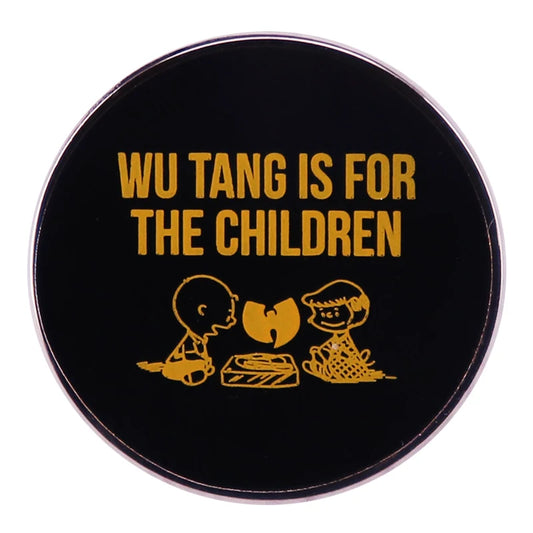 Wuuttang Is for The Children Peanutts Enamel Pin Music Band Badge for Backpack and Jewelry Decoration