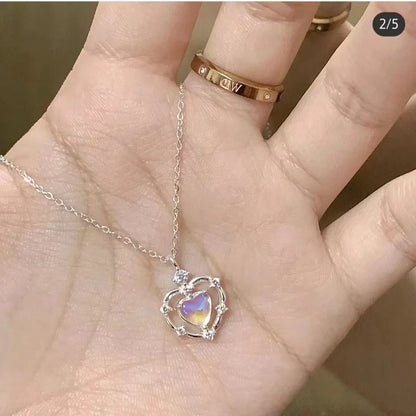 Gradual Love Alloy Necklace for Women and Couples