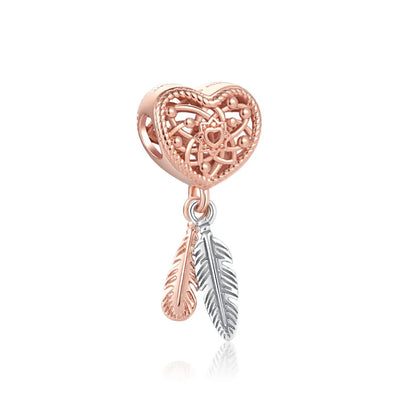 925 Sterling Silver DIY Mother's Day Mom Key Dangle Bead for Charm Bracelet Necklace Jewelry Accessories