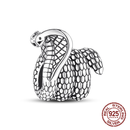 Inlaid Zircon Heart Charm Beads 925 Sterling Silver Dangle for Bracelets SMC1430