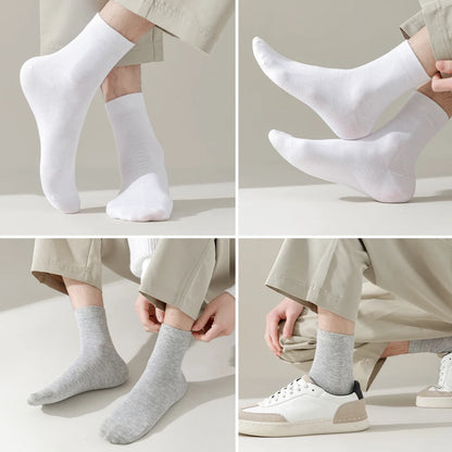 3 Pairs High Quality Mens Business Socks Breathable Cotton