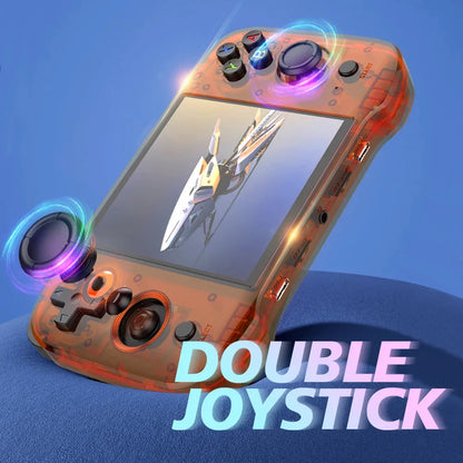 BOYHOM R46S Retro Handheld Game Console Linux RK3566 4.0 Inch IPS Screen 15000 Games Portable Mini HDMI 4000mAh Battery Kids Gift