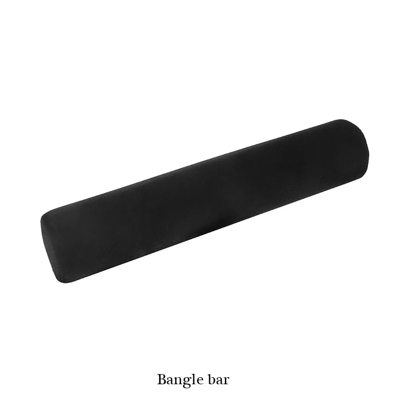 Elegant Velvet Travel Jewelry Organizer Roll For Necklaces Bracelets Rings