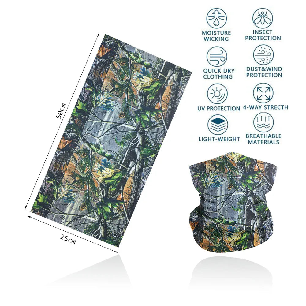 Camo Hunting Tactical Magic Bandana Camouflage Neck Gaiter CM161 25X50cm CHINA