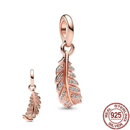 Original 925 Sterling Silver Ocean Pearl Shell Octopus Charm Bead Jewelry Set for Summer Romantic Style