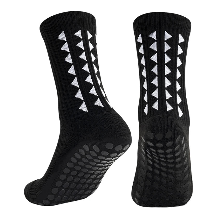 6 Pairs Grip Towel Bottom Sport Socks For Men Women