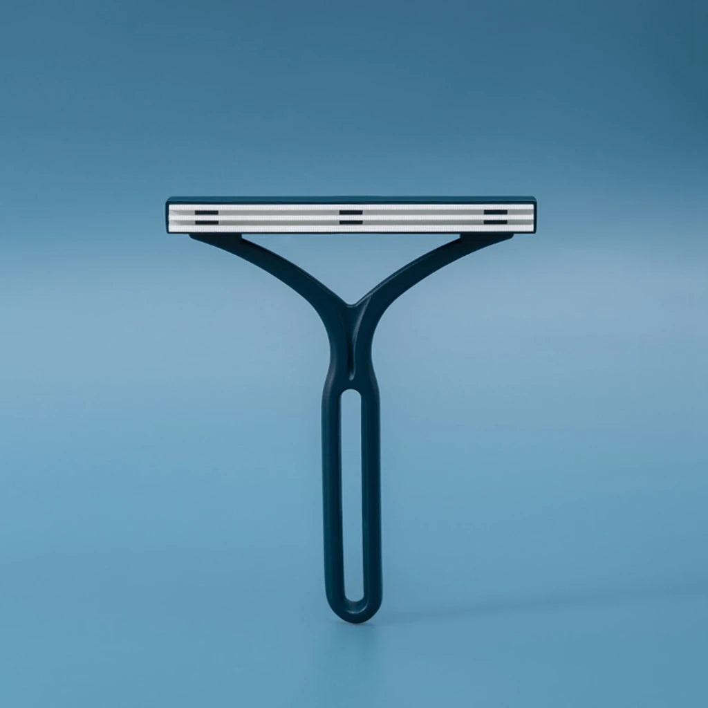 Furniture Clean Pet Hair Remover Double Sided Lint Catcher Tool Blue