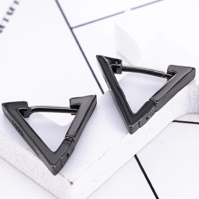 Punk Stainless Steel Stud Earrings Set for Men and Women
