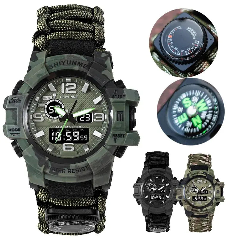 Outdoor Survival Watch Multifunctional Waterproof Tactical Bracelet