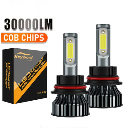 Heyword 160W 30000LM 6000K COB LED Headlight Bulbs Pair
