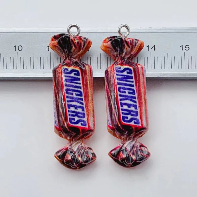 Cute Chocolate Candy Resin Charms For DIY Jewelry Bulk