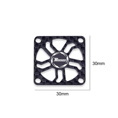 Rocket Carbon Cooling Fan Cover 40x40MM 30x30MM RC Protection 30x30MM CHINA