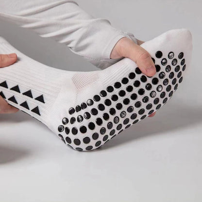 6 Pairs Grip Towel Bottom Sport Socks For Men Women