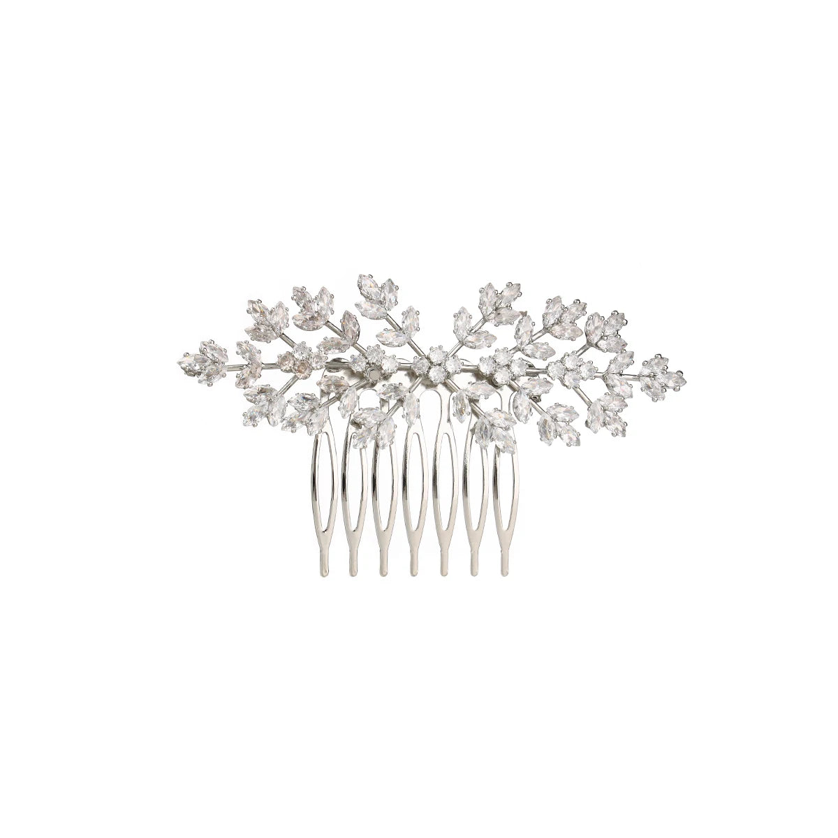 Elegant Zircon Bridal Hair Comb for Women and Girls