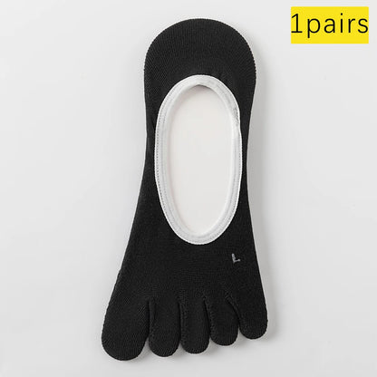 Women Split Toe Yoga Socks Quick Dry Anti Odor No Show