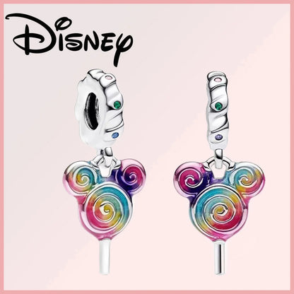 Disney 925 Sterling Silver Stitch Minnie Winnie Dangle