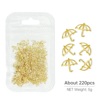 Resin Filling Metal Rivet Moon Stars Nail Art Decorations Mixed Beach Ocean Style Jewelry DIY Charms 5g-BBTTZLD-6