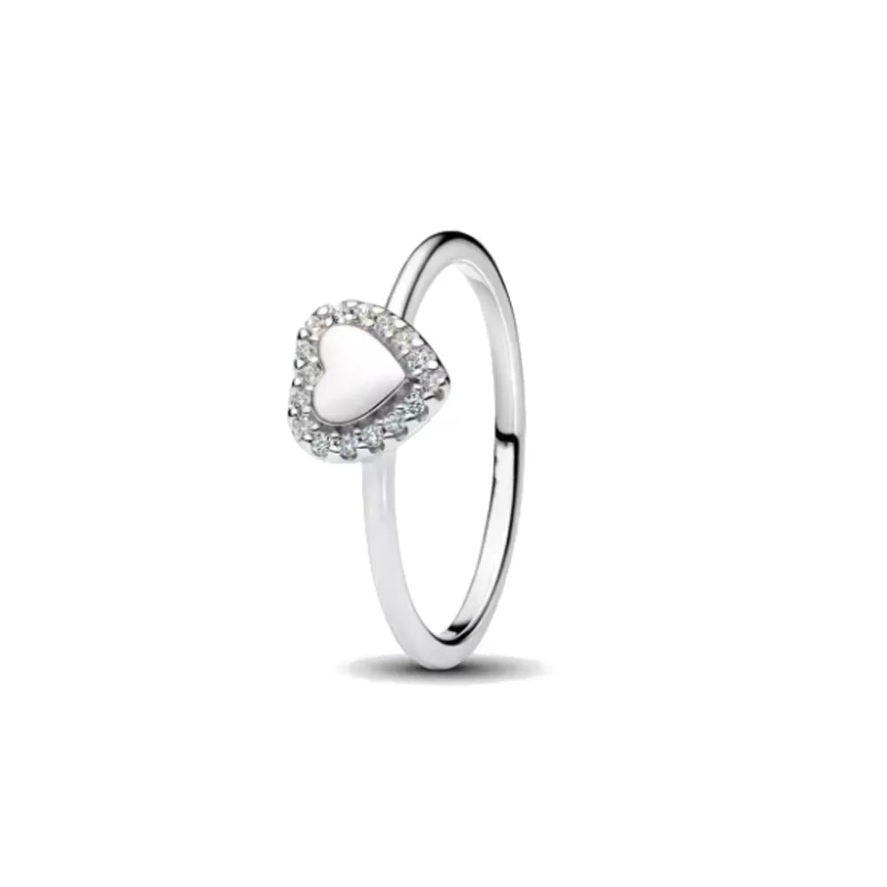 Elegant 925 Sterling Silver Pearl Inlaid Ring for Women High End Fashion Jewelry B6168