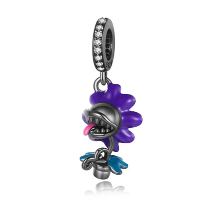 925 Sterling Silver Halloween Charms Set Pumpkin Skull Witch Ghost Beads for Bracelet Necklace Jewelry