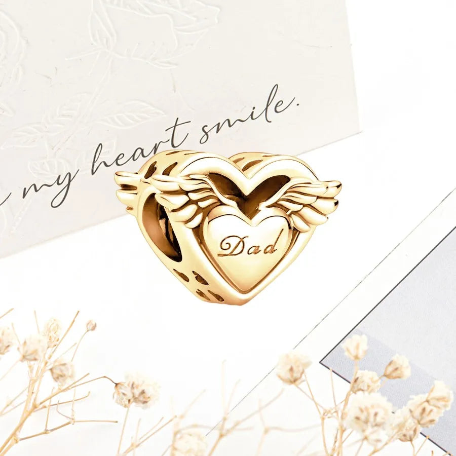 Sparkling Gold Safety Chain Infinity Snake Charm Beads